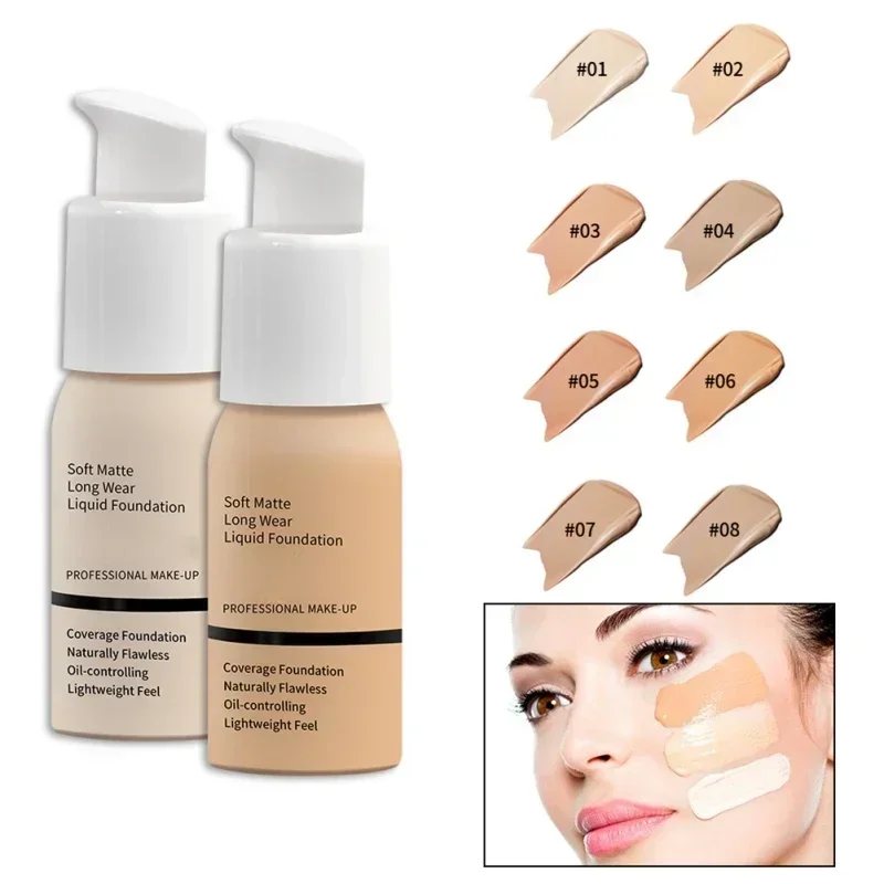 Top Trends: Foundation 24 Hour Full Coverage Soft Matte Liquid Foundation Cover Dark Dull Skin Or Yellow Skin Tone Even Skin Tone Shoppable Styles