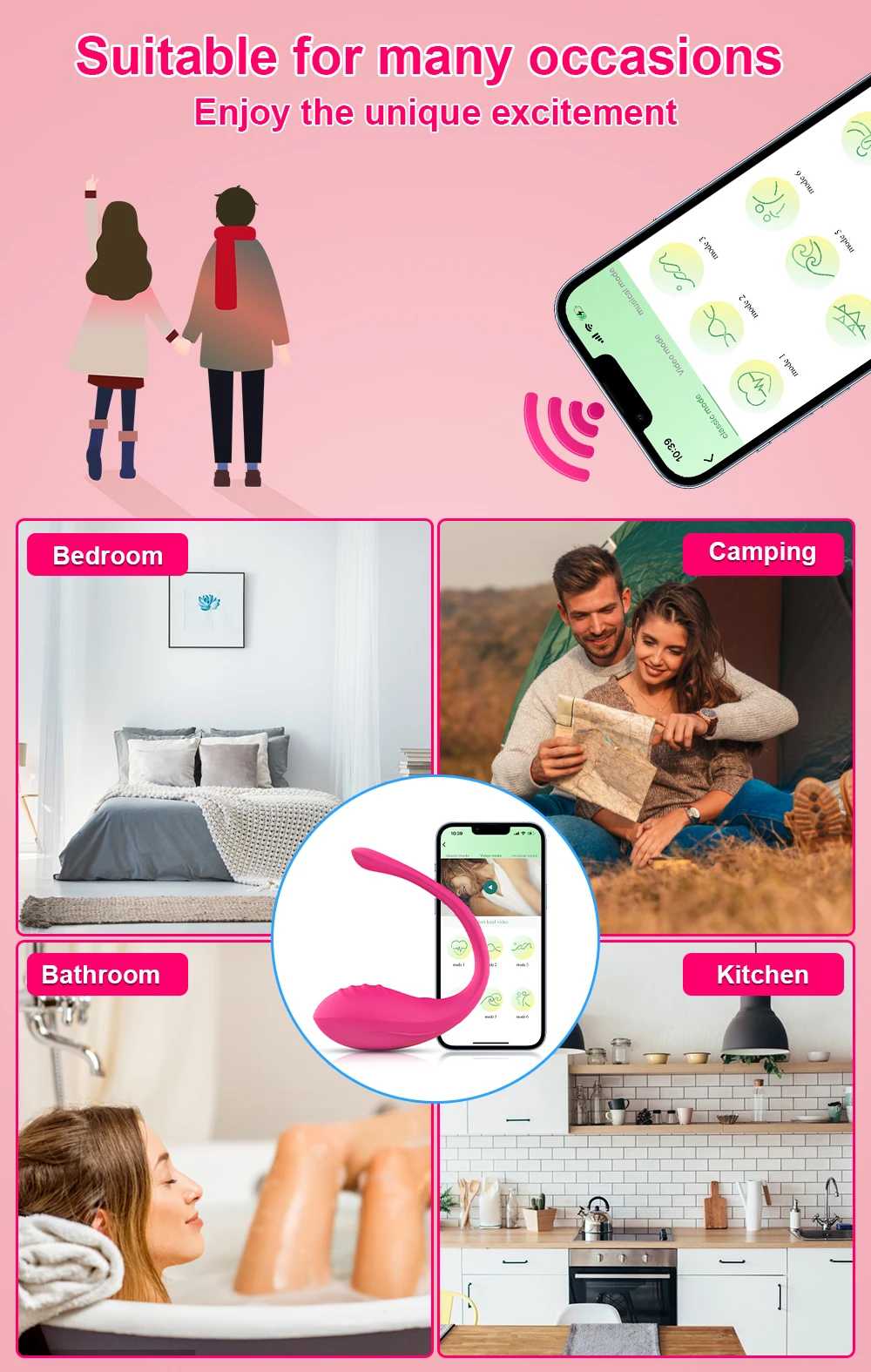 Bluetooths Dildo Vibratiors Egg for Women Female Wireless APP Remote Control Wear Vibrating Love Egg G Spot Sex Toys for Couple