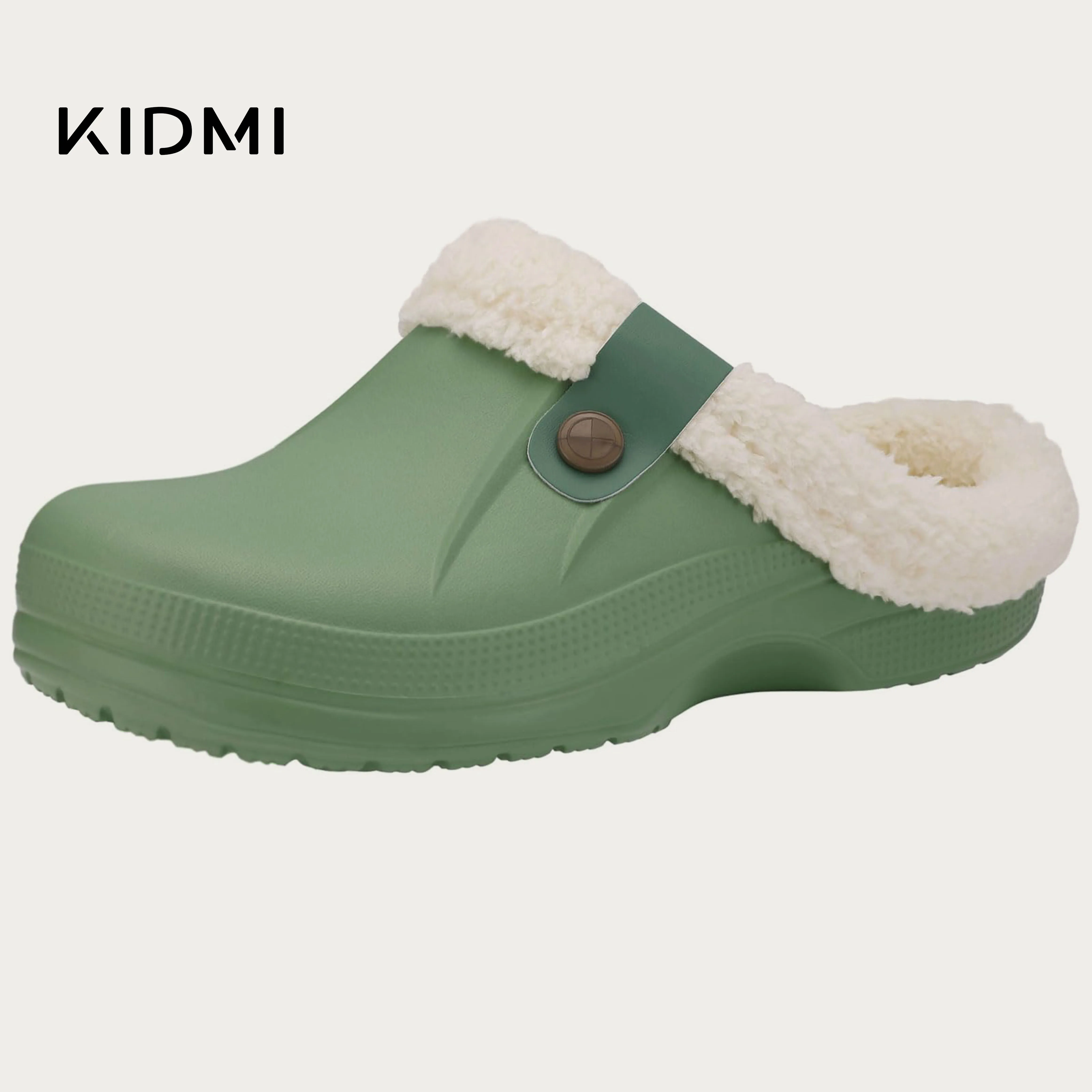 Top Trends: Kidmi Fur Lined Clogs Slippers For Women Classic Winter Waterproof House Slippers For Women With Padded Shoes EVA Garden Shoes Shoppable Styles