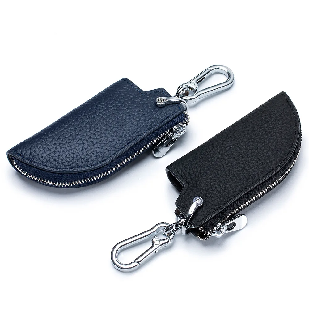 Top Trends: Men&#039;s Leather Key Wallet Waist Hanging Key Purse Peanut Housekeeper Covers Zipper Pouch Keychain Women Organizer Car Key Holder Shoppable Styles