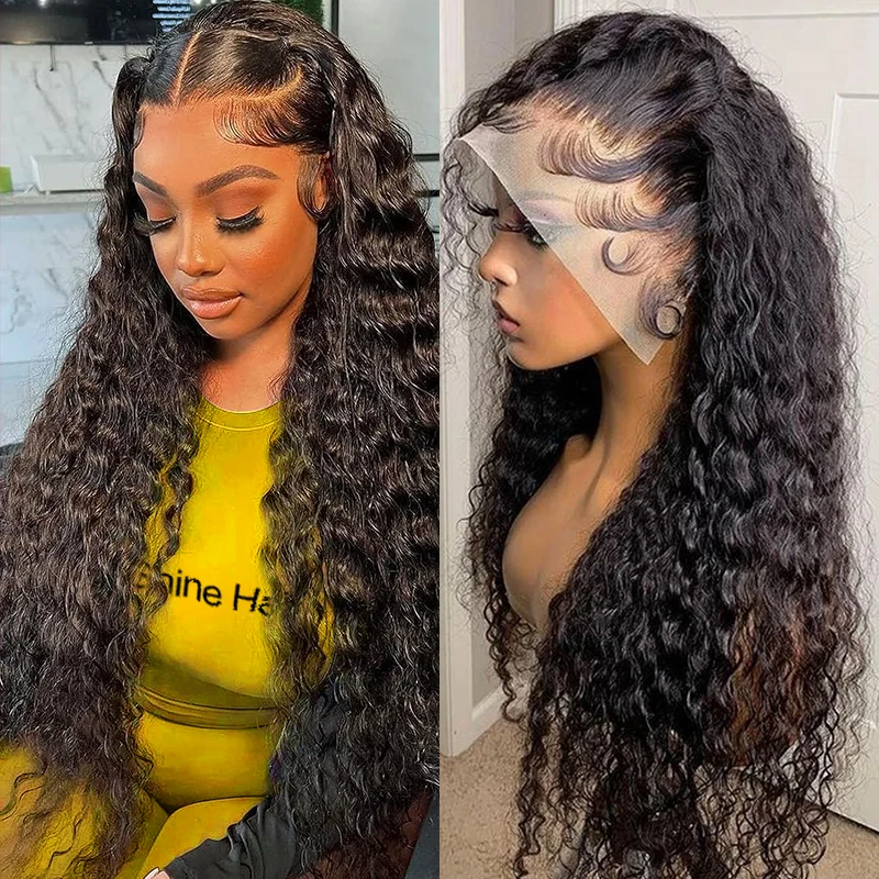 Top Trends: 13x4 Deep Wave Frontal Wig 13x6 Hd Lace Front Curly Water Wave Glueless Wigs 250 Density 360 Full Lace Wig Human Hair Preplucked Shoppable Styles