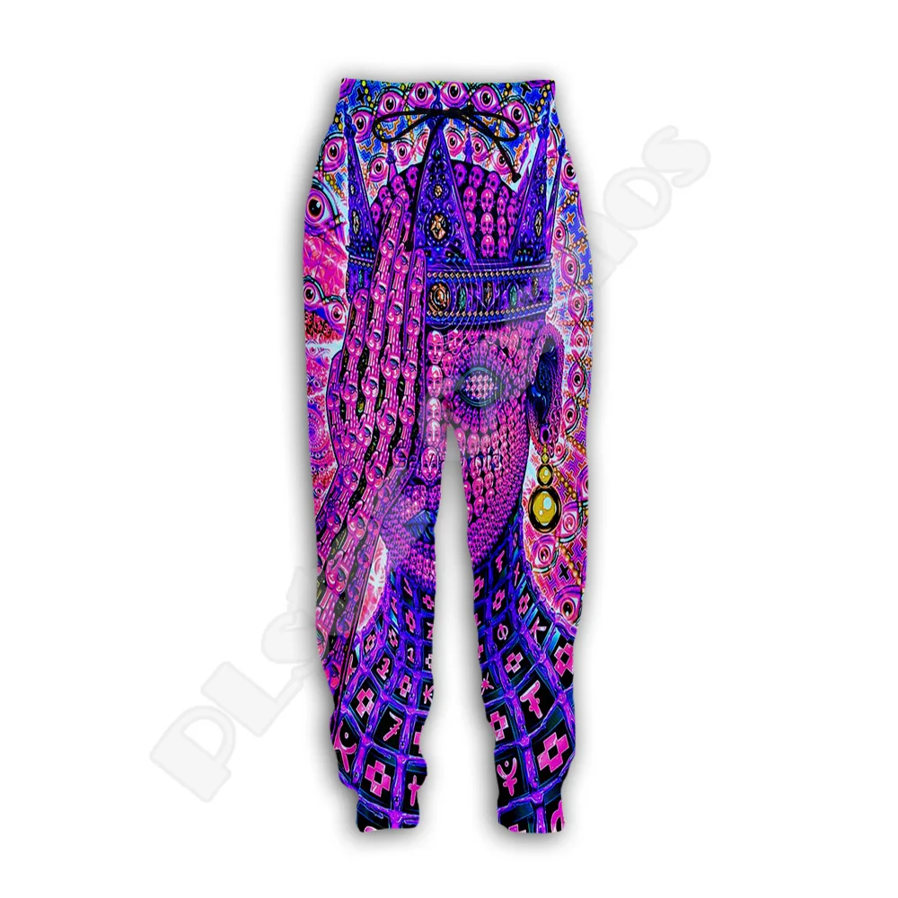 Top Trends: NewFashion Trippy Buddha Mandala Psychedelic Colorful Retro 3DPrint Men / Women Streetwear Joggers Pants Funny Casual Trousers X3 Shoppable Styles - Image 2