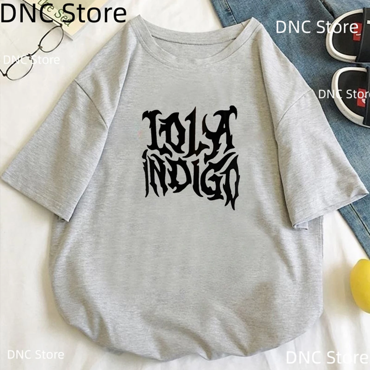 Top Trends: Women Tshirt Lola Indigo Merch Tshirt Music-Lover 90s Tshirt Summer T Shirt Femme Fashion Harajuku Y2k Shirt Top Streetwear Shoppable Styles