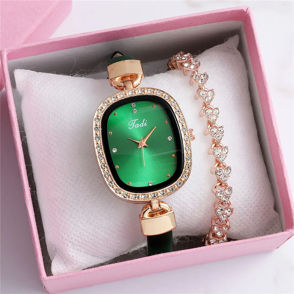 Top Trends: Luxury Fashion Women's Wristwatch Rhinestone Fine Strap Ladies' Fashion Watches Quartz Watch Women Timepiece Shoppable Styles - Image 6