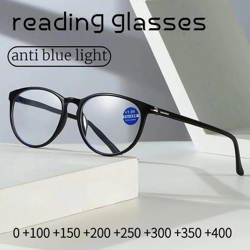 Top Trends: Zilead Reading Glasses Men Women Vintage Anti Blue Light Presbyopic Eyeglasses Round Full Frame Eyewear + 1.0+ 1.5+ 2.0+ 2.5 ~ + 4.0 Shoppable Styles