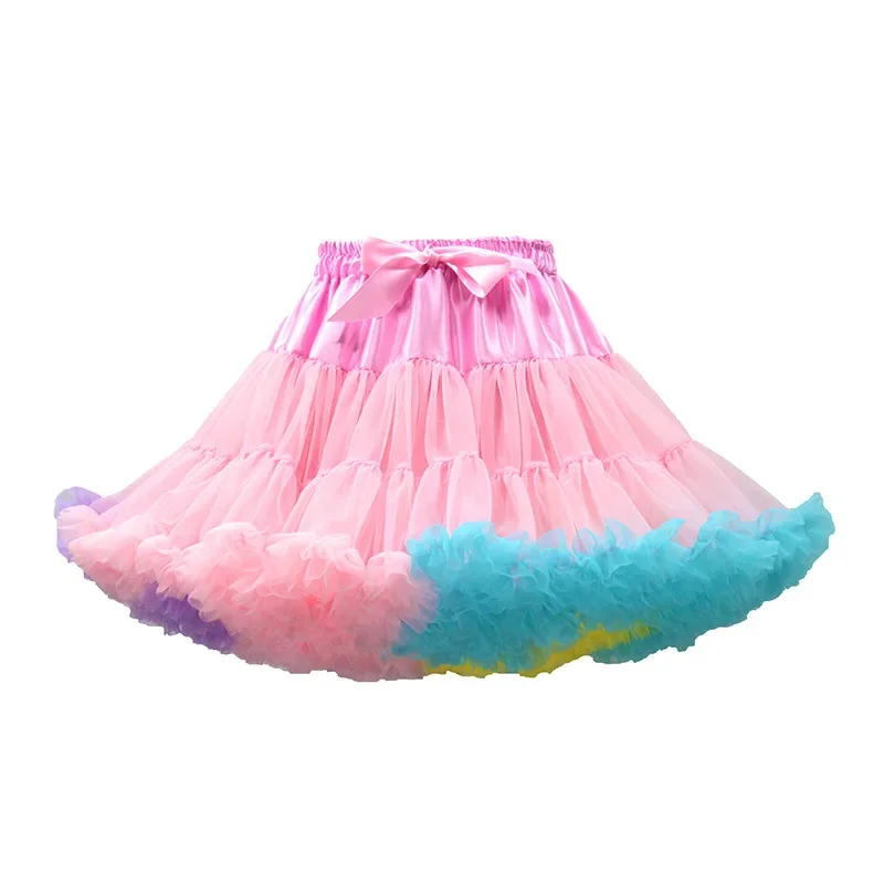 Top Trends: Lush Small Baby Girls Tutu Skirt For Kids Children Puffy Tulle Skirts For Girl Newborn Party Princess Girl Clothes 1-15 Years Shoppable Styles