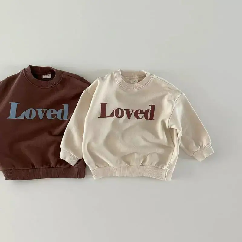 Top Trends: Autumn New Baby Long Sleeve Sweatshirt Boys Girls Cotton Loose Pullover Infant Toddler Letter Print Casual Tops Children Clothes Shoppable Styles