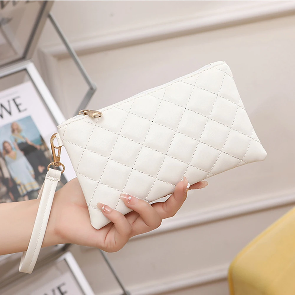 Top Trends: New Portable Fashion Women Office Lady PU Leather Long Purse Clutch Zipper Business Wallet Bag Card Holder Big Capacity Wallet Shoppable Styles