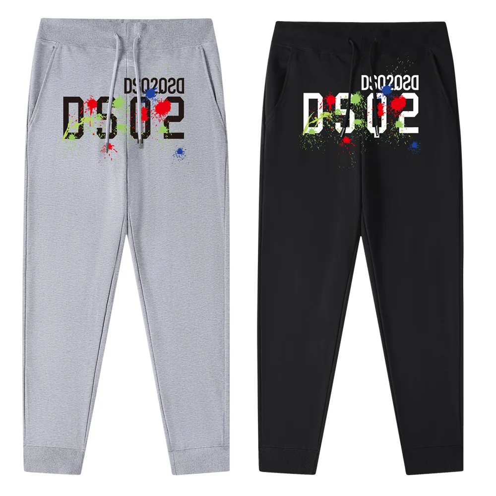 Top Trends: Men's Print Jogging Sports Pants DSQ2 Casual Training Pants Sportswear Men's Straight Leg Sweatpants Gyms Outdoor Long Pants Shoppable Styles