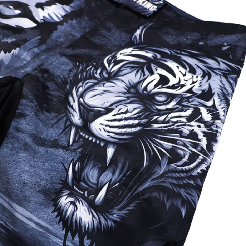 Top Trends: Black Tiger MMA Polyester Quick Dried XXS-XL Size Fighter Boxing Thai Boxing Training Jujitsu Mixed Martial Arts 5 Minute Shorts Shoppable Styles - Image 6