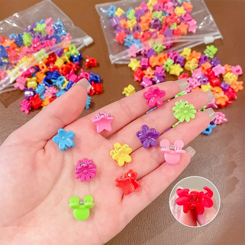 Top Trends: Girs Cute Colorful Flower Star Crown Butterfly Mini Hair Claws Lovely Hair Decorate Clips Hairpins Kids Sweet Hair Accessories Shoppable Styles - Image 5