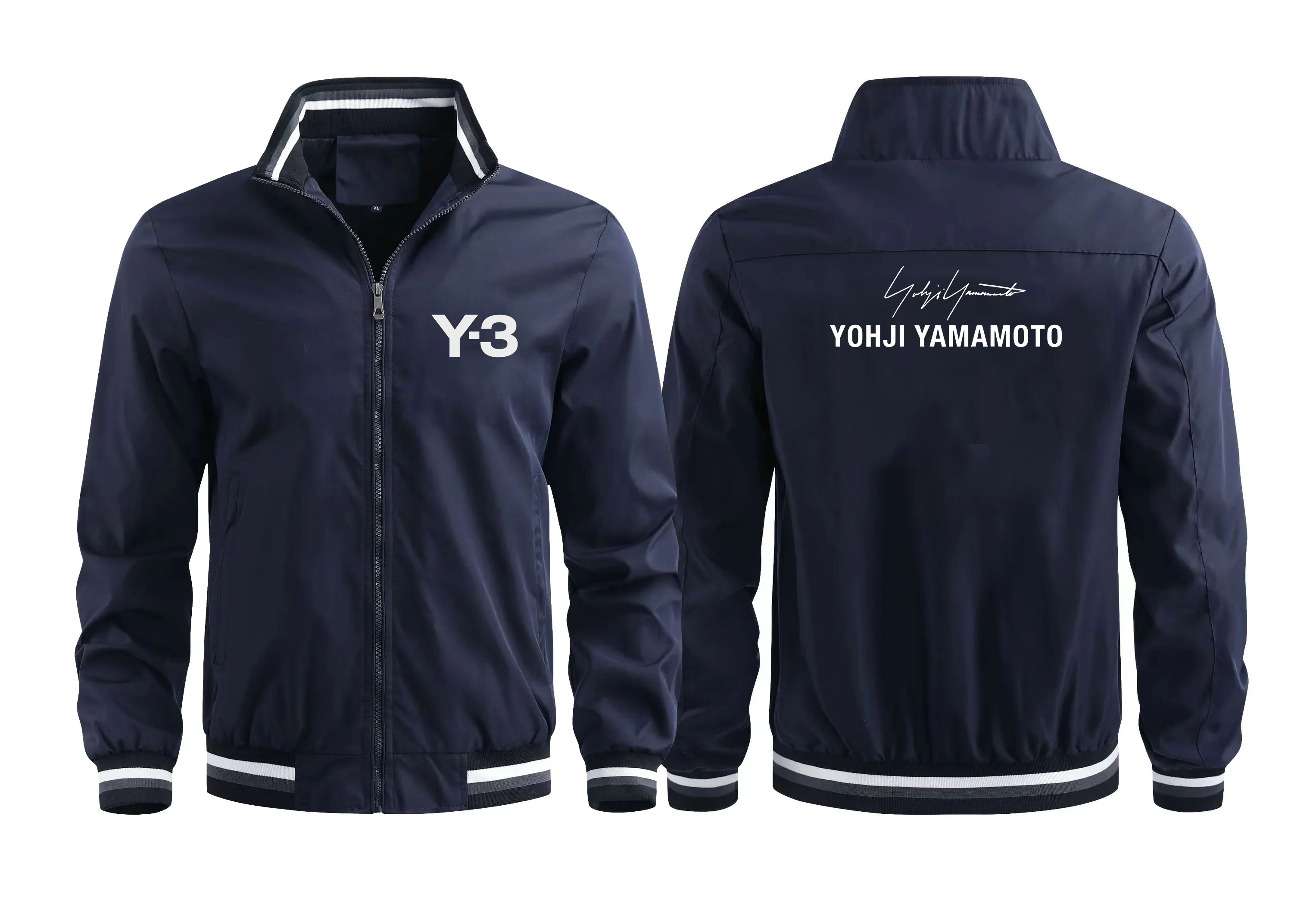 Top Trends: Japanese Men's Jacket Yohji Yamamoto Popular Tops Slim Fit Loose Jacket Women's Comfortable Work Wear Y-3 Letter Design Jacket Shoppable Styles