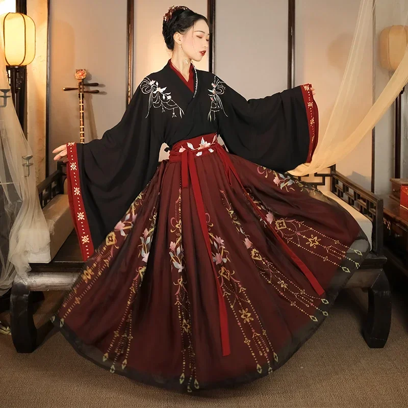 Top Trends: Chinese Traditional Hanfu Costume Woman Ancient Han Dynasty Dress Oriental Princess Dress Lady Elegance Tang Dynasty Dance Wear Shoppable Styles