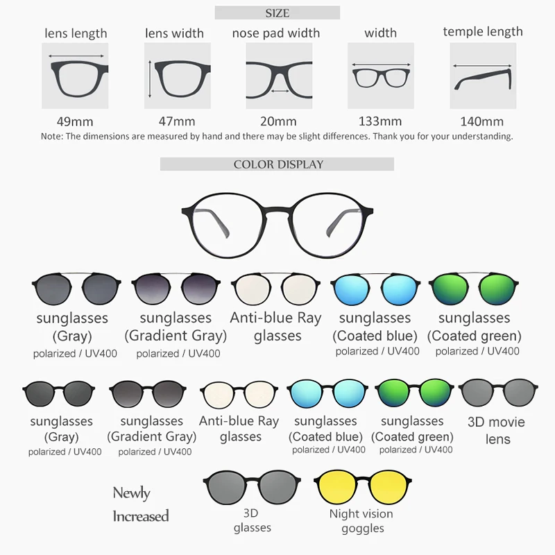 Top Trends: Bauhaus Brand Classic Clip On Sunglasses Men Women Magnet Eyewear Glasses Frames Ultem Optical Glasses Frame Shoppable Styles - Image 3