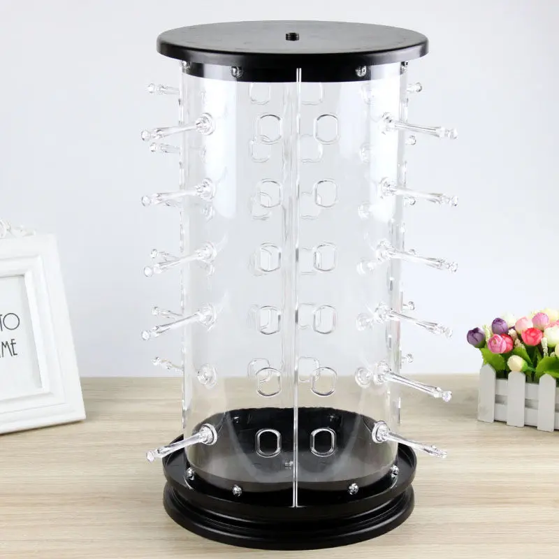 Top Trends: 24 Pair Rotating Sunglasses Eyeglasses Glasses Acrylic Frame Display Stand Organizer Rack Shelf Show Rack Counter Holder Shoppable Styles