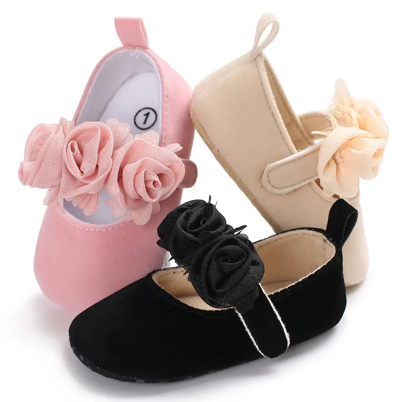 Top Trends: Infant Newborn Soft Sweet Mary Jane Baby Shoes Kids Wedding Party Dress Footwear Children Princess First Walker Baby Girl Shoes Shoppable Styles