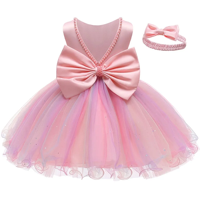 Top Trends: Newborn Dress For Girls Kids Summer Dresses Baby Girls 1st Birthday Wedding Princess Dress For Bridesmaids Infant Vestidos Shoppable Styles