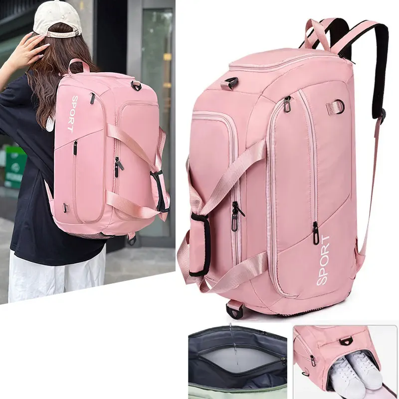 Top Trends: Fitness Gym Yoga Bag Travel Backpack Women Shoulder Bags Outdoor Training Luggage Bag Crossbody Dry Wet Backpacks Sports Duffel Shoppable Styles