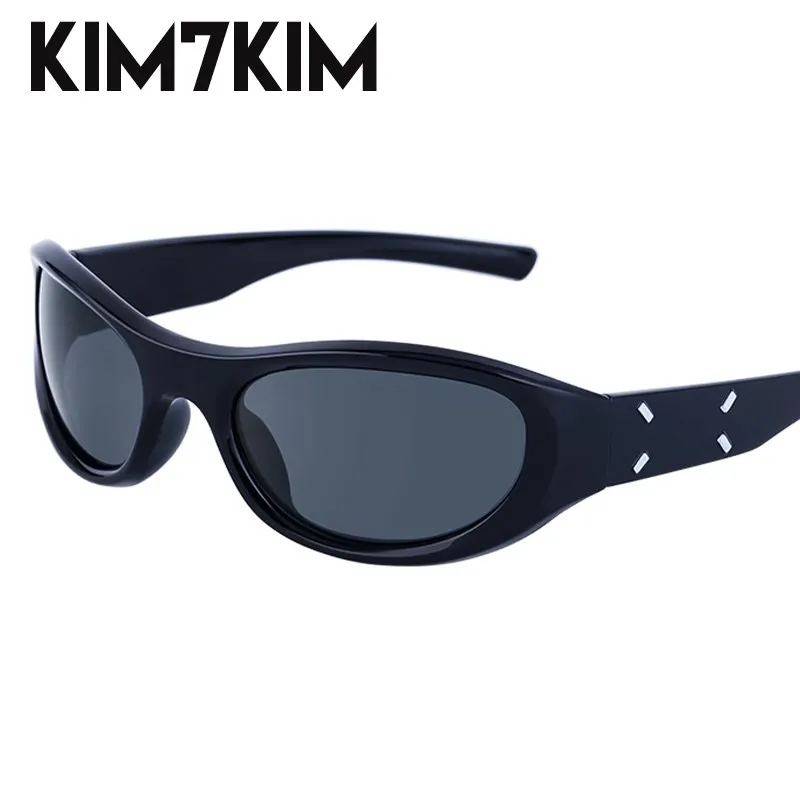 Top Trends: Y2k Sports Sunglasses Women Men 2024 Luxury Brand Fashion Classic Punk Sun Glasses Female Retro 2000&#039; Futuristic Sunglass Shades Shoppable Styles