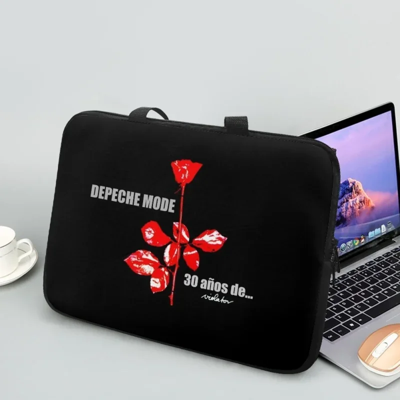 Top Trends: Depeches Band Mode Print Laptop Bag For HP Dell Asus Apple Huawei Universal Travel Handbag For 10.12.13.15.17Inch Computer Case Shoppable Styles