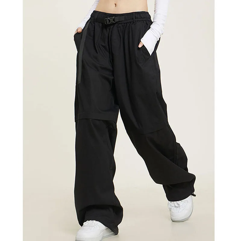 Top Trends: New Autumn Fashion Label Drawstring American Wide Leg Leggings Loose And Versatile Handsome Men&#039;s And Women&#039;s Casual Work Pants Shoppable Styles