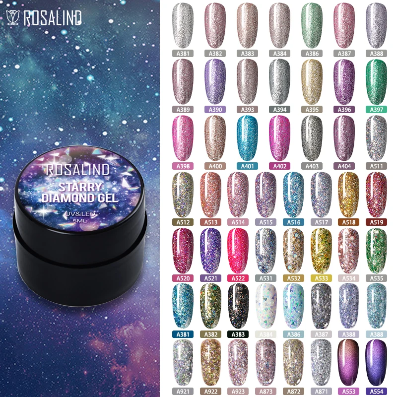 Top Trends: ROSALIND 5ml Spider Nail Gel Semi Permanent Spider Line Shiny Gel Hybrid Varnishes Luminous Web Stickers Soak Off UV Gel Polish Shoppable Styles