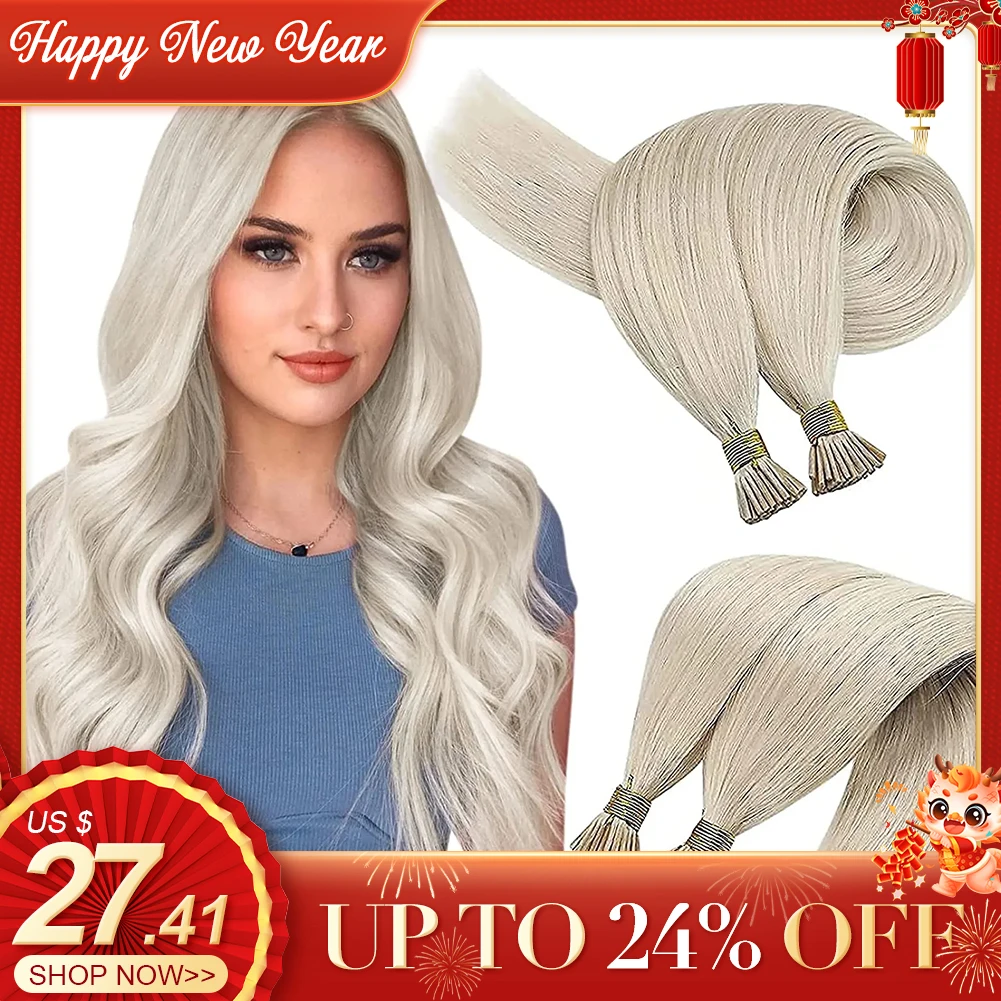 Top Trends: VeSunny Blonde I Tip Hair Extensions Kertain Human Hair Salon Quality Straight Pre Bonded Thick Human Hair Extensions Shoppable Styles