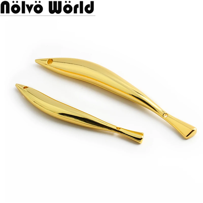 Top Trends: 21 / 27CM K Gold High Quality Metal Handles For Sewing Brackets Handbag Purse Frames Shoulder Tote Hanger Bags Parts Accessories Shoppable Styles