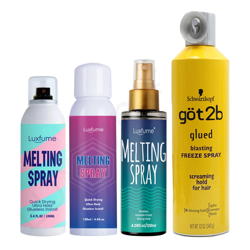 Top Trends: Melting Spray For Lace Wigs Got2b Spray For Wig Got 2b Spray Glue For Lace Front Hair Gel Accessories Wig Installation Kit Set Shoppable Styles