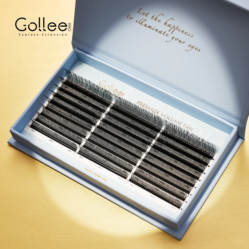 Top Trends: 24Row Premade Fan Lashes YY Shaped C / D Curl Individual Eyelash Super Soft PBT Fiber YY Lash Extension 3D / 4D / 5D / 6D W Shape Lashes Shoppable Styles