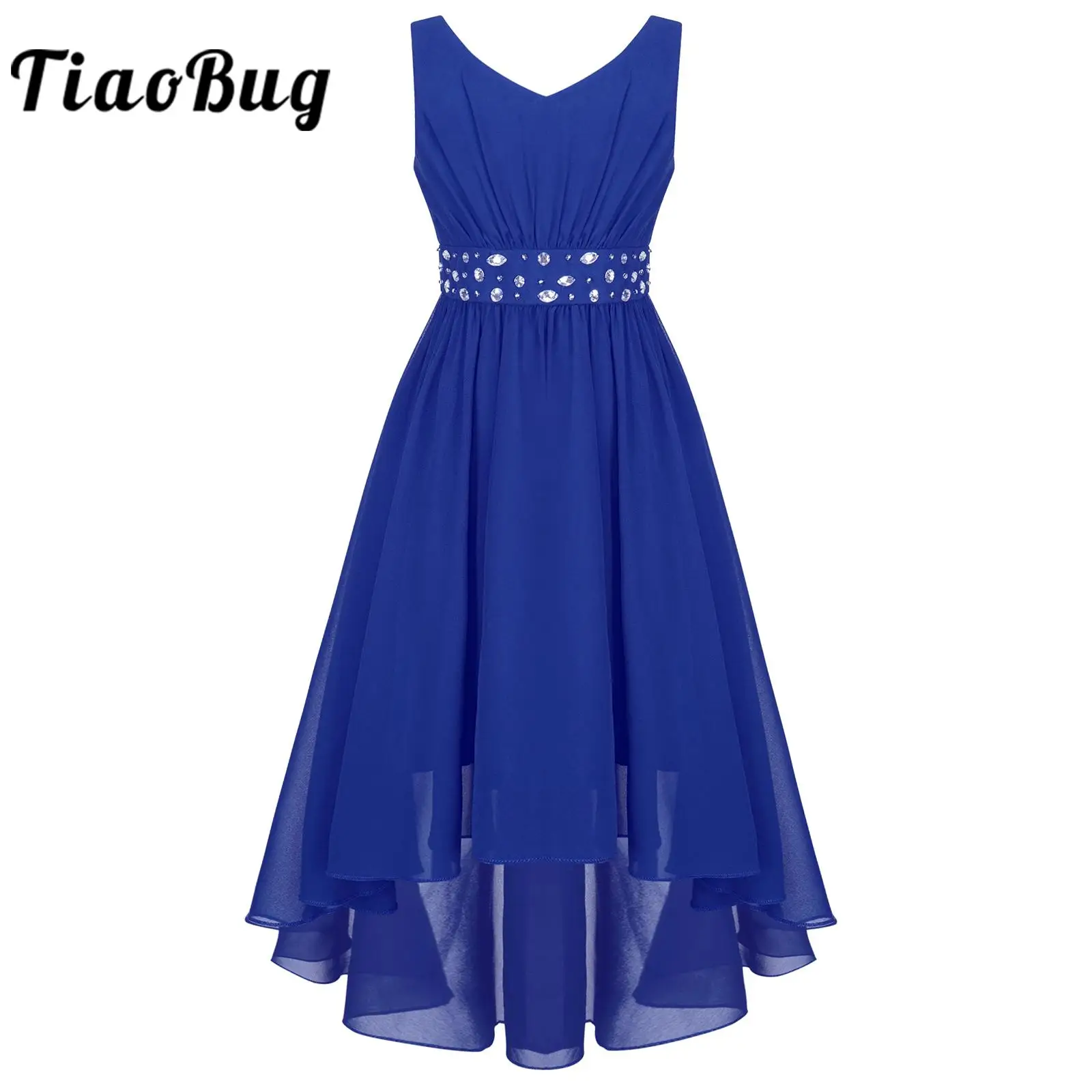 Top Trends: Junior Bridesmaid Dresses Kids Girls Shiny Beaded Birthday Party Dress Holy Communion Evening Ball Gowns Flower Girls Clothes Shoppable Styles