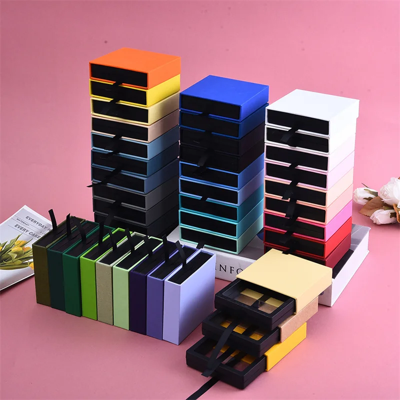 Top Trends: Drawer PE Film Jewelry Storage Box Ring Earrings Bracelet Pendant Necklace Packaging Box Dustproof Antioxidant Jewelry Display Shoppable Styles