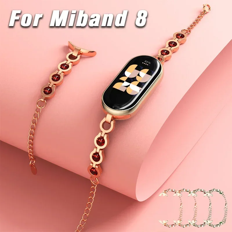 Top Trends: Bracelet For Mi Band 8 Smart Bracelet Global Version Miband 8 Band Women Girls Strap For Xiaomi Smart Band 8 NFC Wristband Shoppable Styles