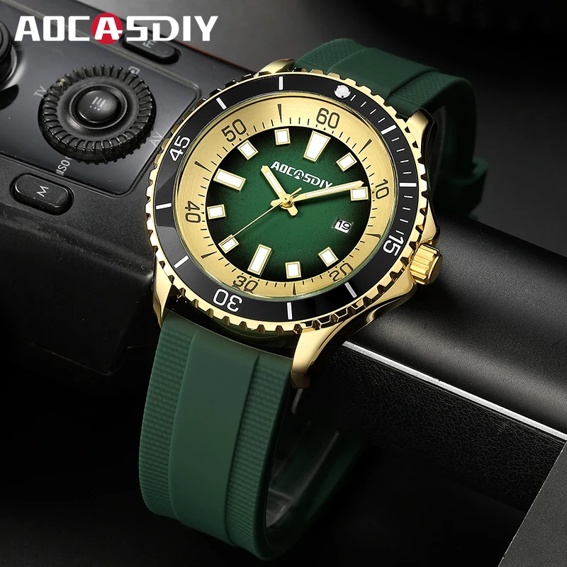 Top Trends: Fashion New Watches For Men Multi Functional Luminous Date Quartz Wrist Watch Man Clock Leisure Sports Waterproof Men&#039;s Watch Shoppable Styles