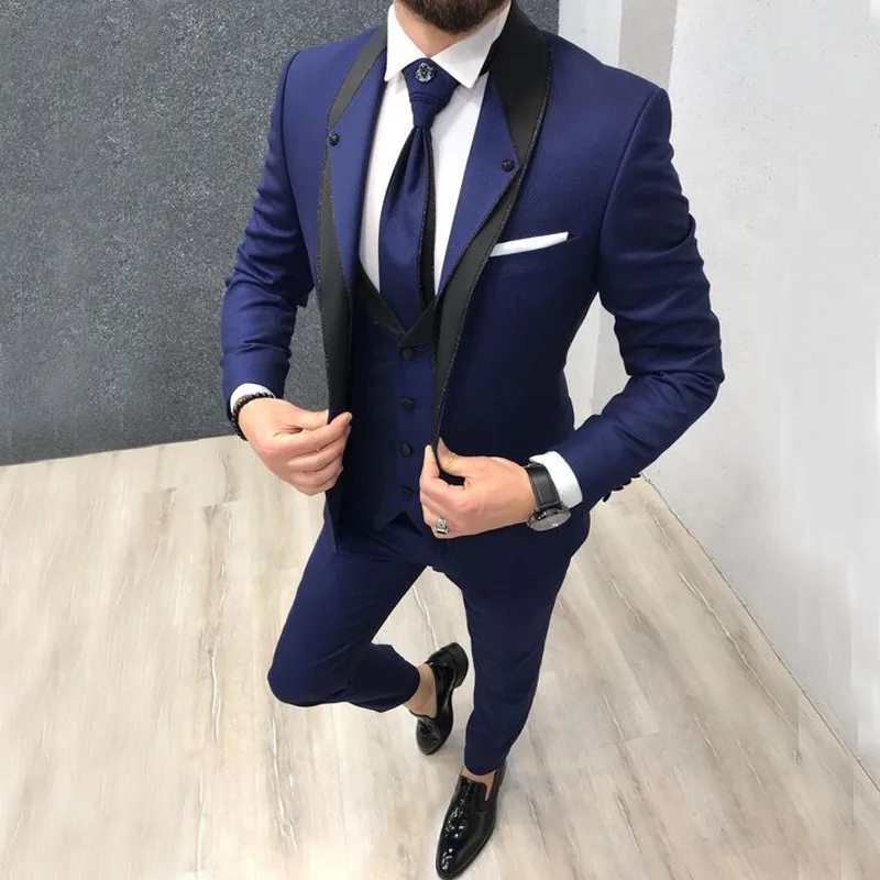 Top Trends: Suit Suit For Men Bridegroom Best Man Suit Three-piece Suit Suits For Men Man Suit Conjunto Blazer E Calça Masculino Shoppable Styles