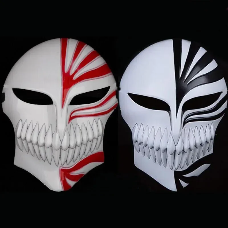 Top Trends: New Death Ichigo Kurosaki Bleach Mask Christmas Dance Masquerade Party Cosplay Halloween Cool Mask Gift Men JP Anime Fans Toy Shoppable Styles