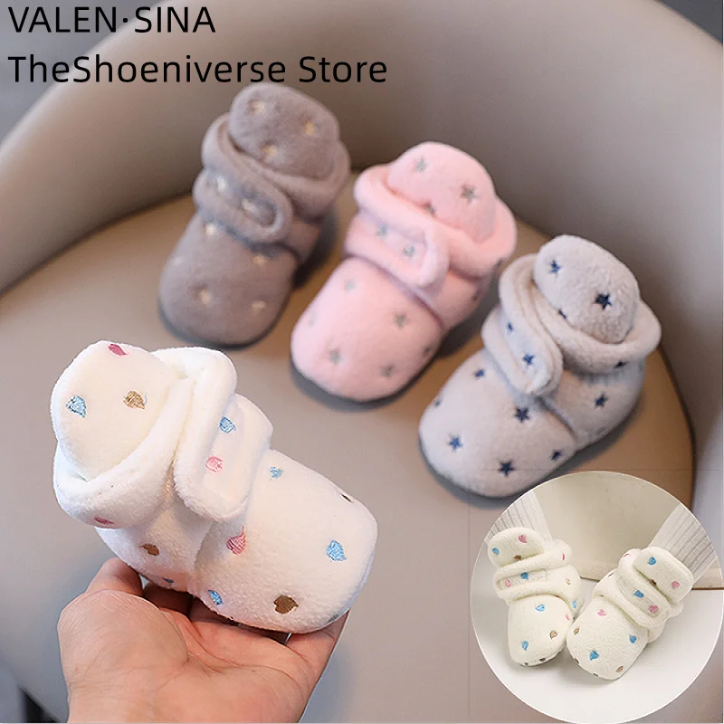 Top Trends: NEW Winter Baby Shoes Boys Girls Cotton Soft Sole Snow Booties Thick Winter Warm Newborn Toddler Boots Shoes Frist Walking Shoes Shoppable Styles