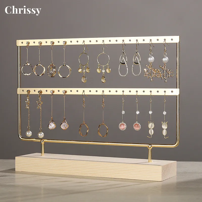 Top Trends: Earring Holder, Earrings Organizer Jewelry Holder Display Wood Stand, Jewelry Organizer Holder For Earrings Necklaces Bracelets Shoppable Styles