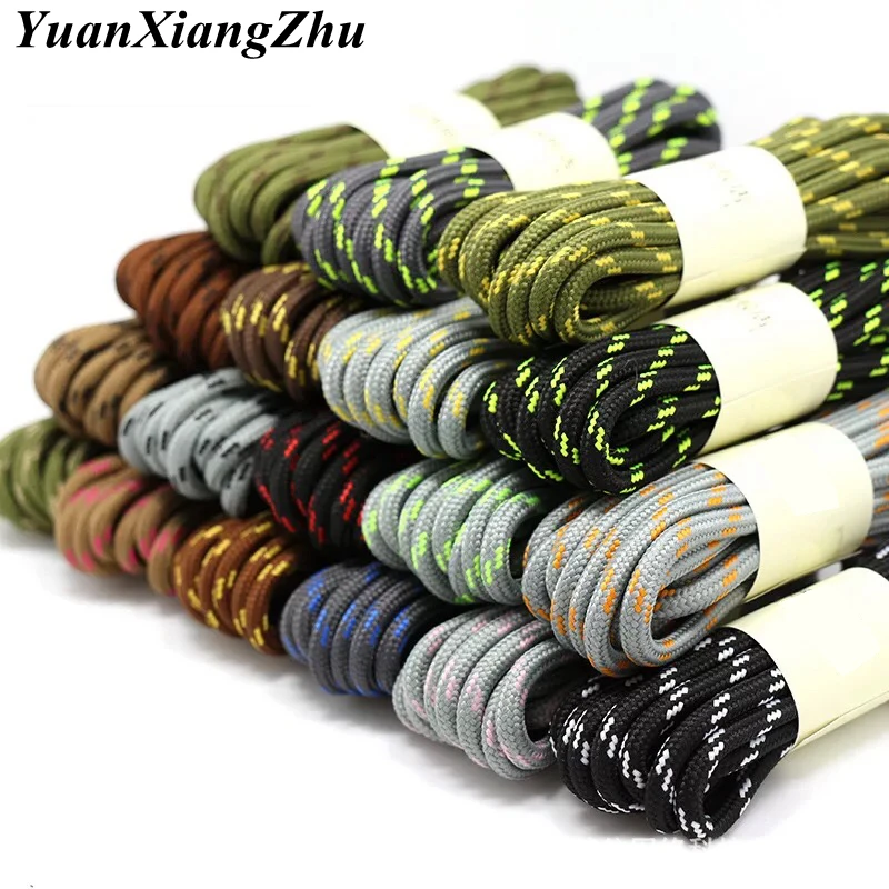 Top Trends: 1Pair Outdoor Sports Round Shoelaces For Boots Hiking Slip Rope Shoelace Sneakers Laces For Shoes Accessories 100 / 120 / 140 / 160CM Shoppable Styles