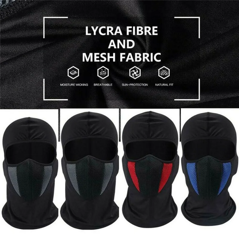 Top Trends: Breathable Balaclava Motorcycle Full Face Mask Motorbike Cycling Bike Mask Motocross Helmet Hood Moto Riding Neck Face Mask Shoppable Styles - Image 6