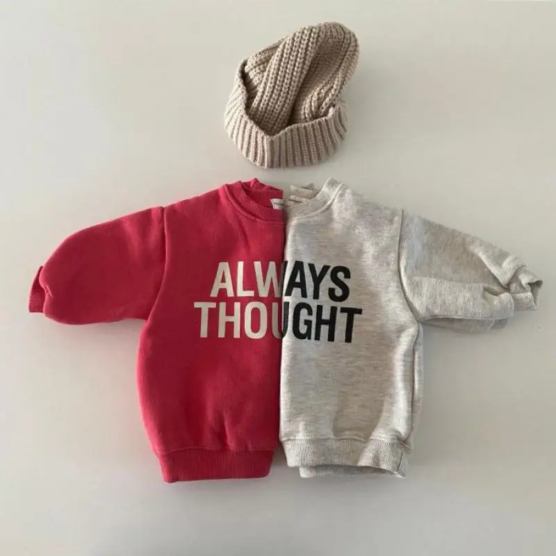 Top Trends: 2023 Autumn New Baby Long Sleeve Sweatshirt Boys Girls Cotton Loose Pullover Infant Toddler Letter Casual Tops Children Clothes Shoppable Styles