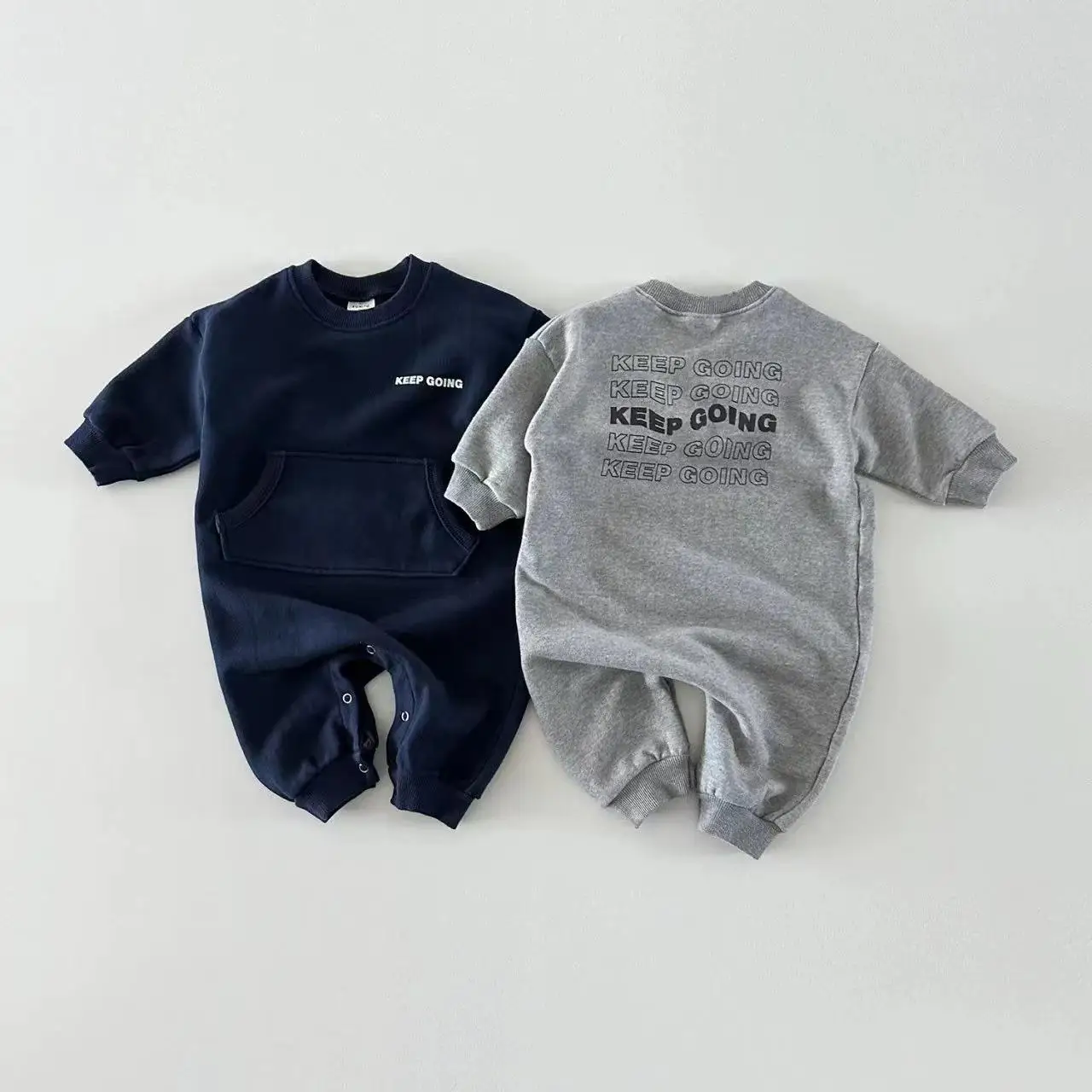 Top Trends: 2023 Autumn New Baby Fashion Letter Print Jumpsuit Long Sleeve Newborn Toddler Casual Romper Infant Boy Girl Cotton Clothes Shoppable Styles