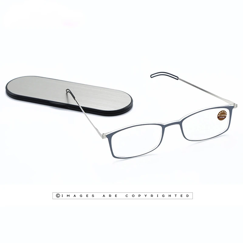 Top Trends: Anti Blue-ray Universal Ultra-thin Reading Glasses For Men And Women To Send Portable Mobile Phone Glasses Case + 1.50 + 2.00 Shoppable Styles