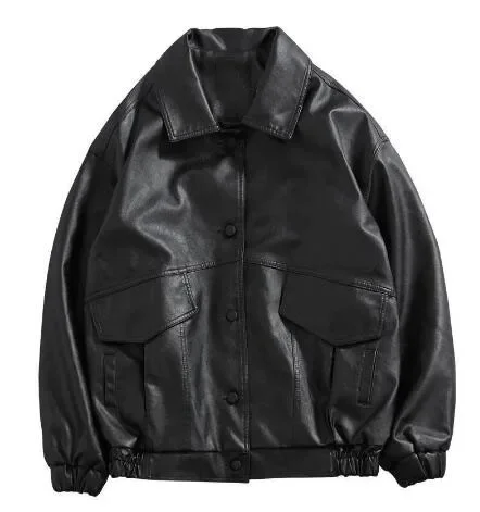 Top Trends: 2023PU Leather Jacket Men Black Soft Faux Leather Jacket Motorcycle Biker Fashion Leather Coats Male Bomber Jacket Pockets Shoppable Styles