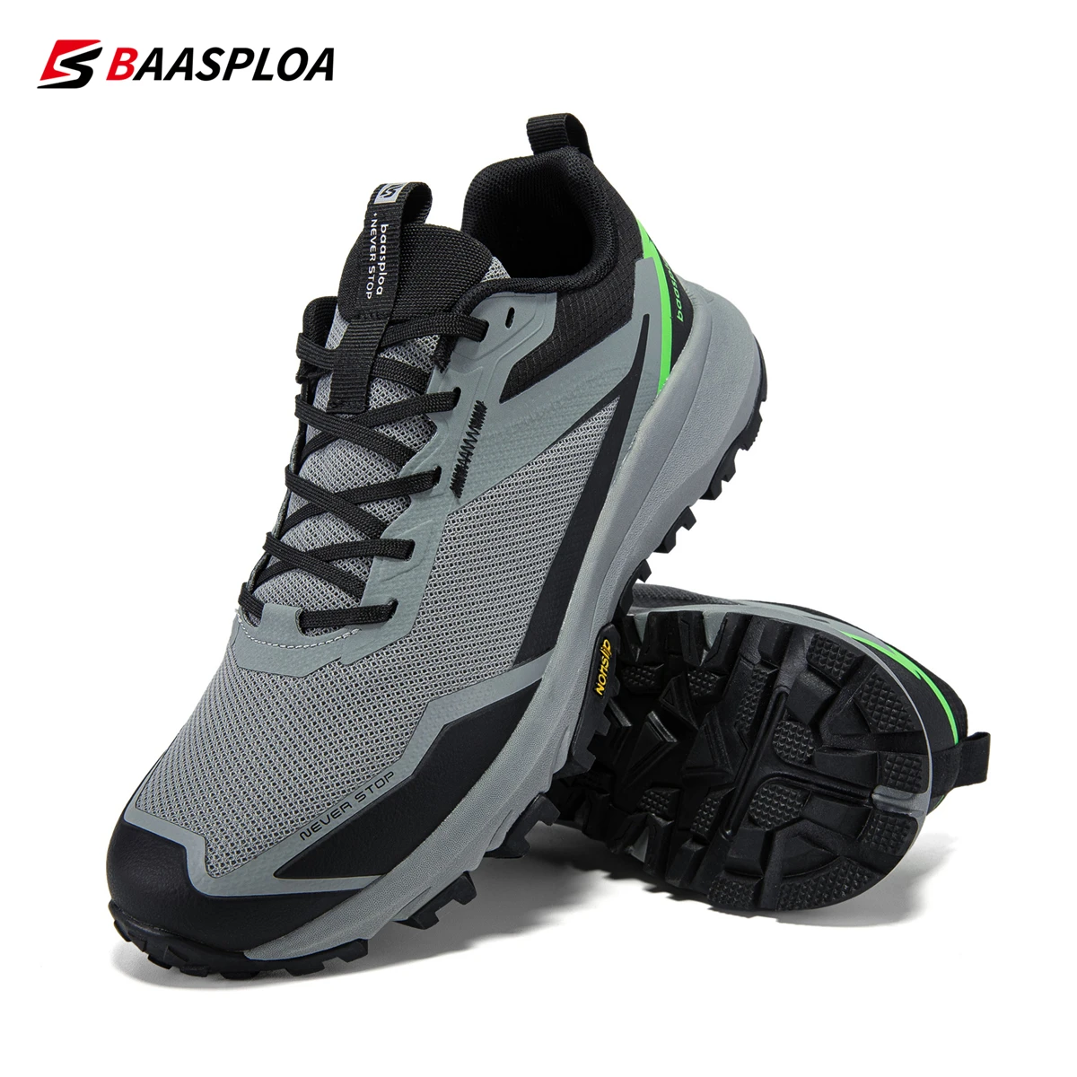 Top Trends: Bassploa Men Hiking Shoes Breathable Outdoor Sneakers For Men Lightweight Male Shoes Non-Slip Wear Resistant Outdoor New Arrival Shoppable Styles