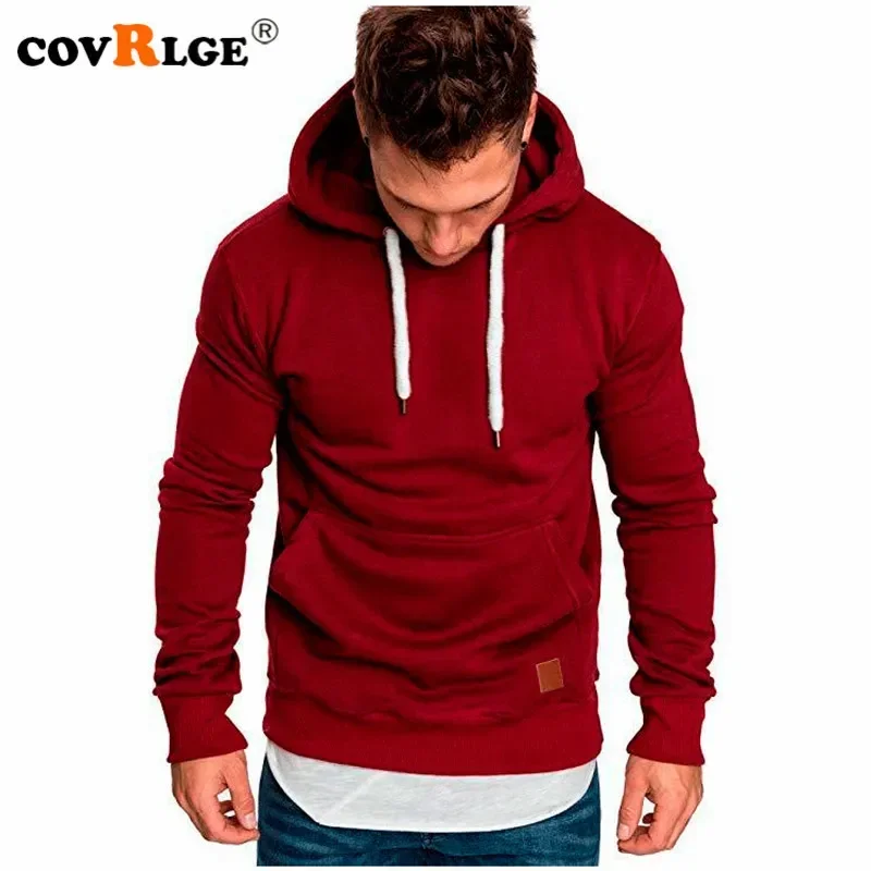 Top Trends: Covrlge Mens Sweatshirt Long Sleeve Autumn Spring Casual Hoodies Top Boy Blouse Tracksuits Sweatshirts Hoodies Men MWW144 Shoppable Styles