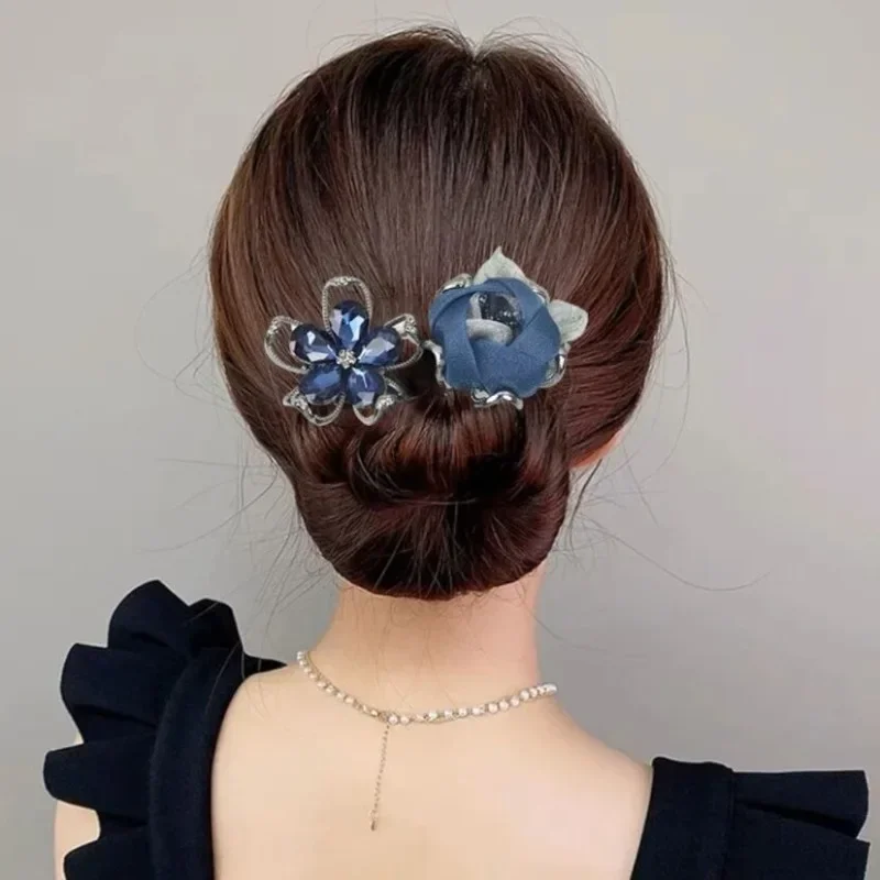 Top Trends: Headband Roller Hair Curler Donut Bun Maker Lazy Hairpin Tool Women's Bow Rabbit Ear Magic Hairstyle Ring Accessories Twisted Shoppable Styles - Image 2