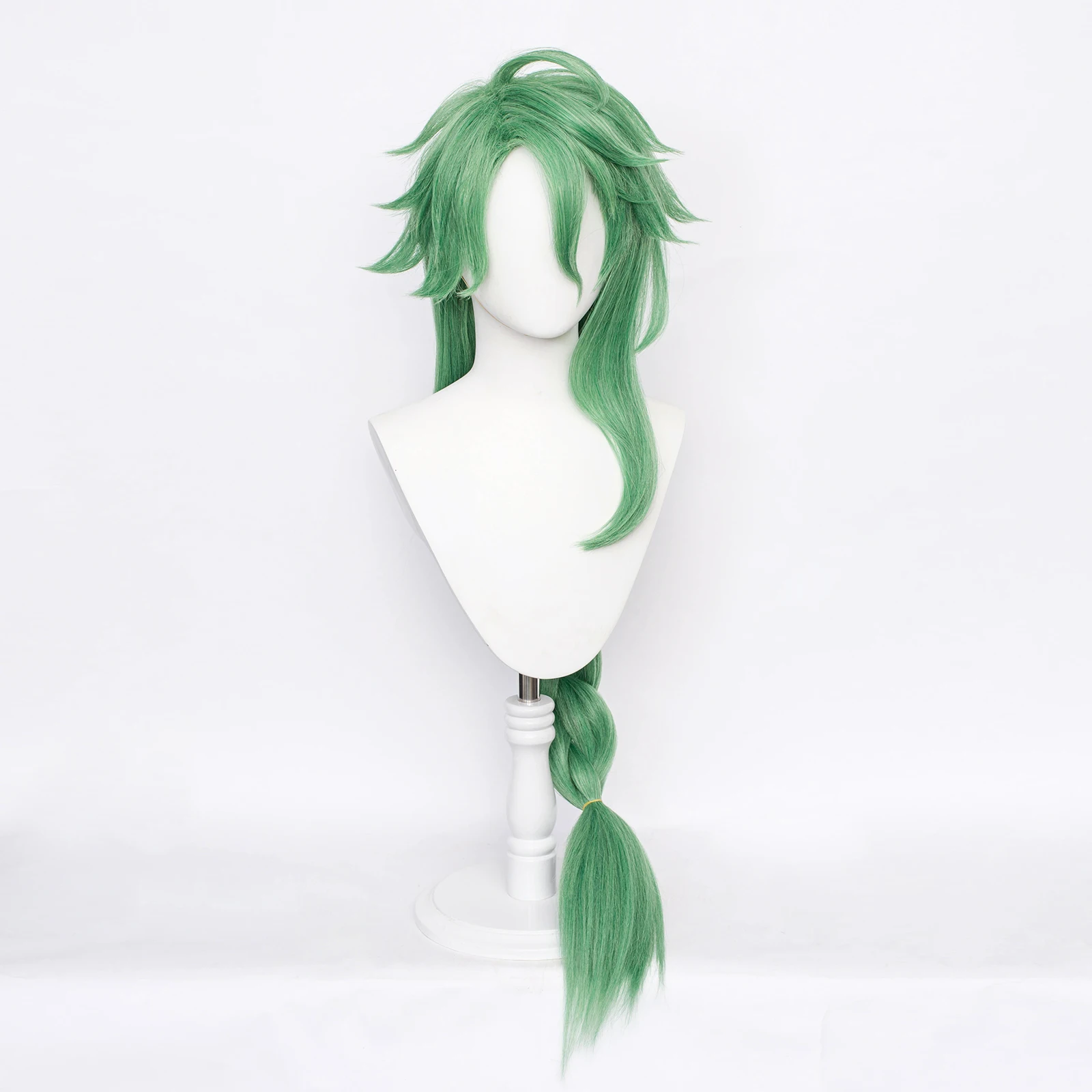 Top Trends: RANYU Genshin Impact BaiZhu Wig Long Synthetic Green Game Anime Cosplay Wig Heat Resistant For Party Shoppable Styles - Image 5