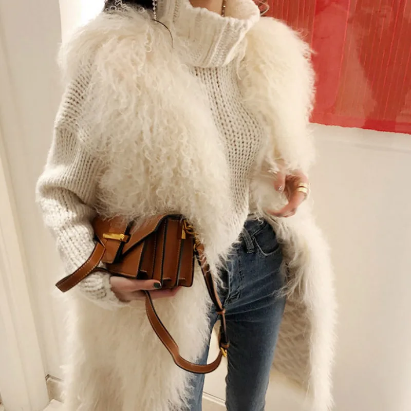 Top Trends: Faux Fox Fur Vest Coat Winter Women Casual Slim Sleeveless Jacket Imitation Mink Chic Fur Tank Long Hair Shaggy Cardigan Tops Shoppable Styles