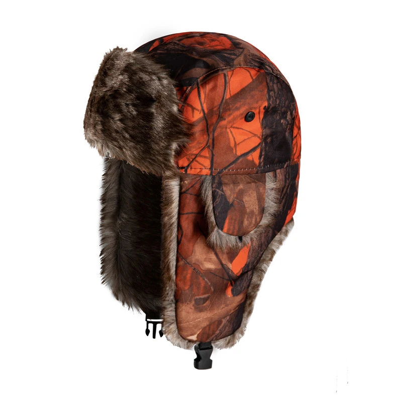 Top Trends: Unisex Tactical Ushanka Russian Fur Hat Windproof Trapper Russian Earflap Cap Winter Warm Camouflage Hat For Men Gorras Shoppable Styles - Image 4